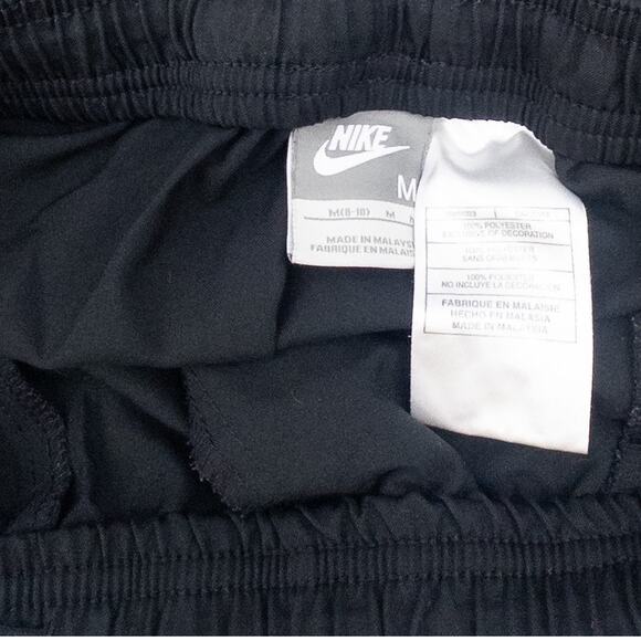 Retro Y2K Nike Track Pants Joggers Women's Medium Black Pink Gray Tag - Picture 4 of 4